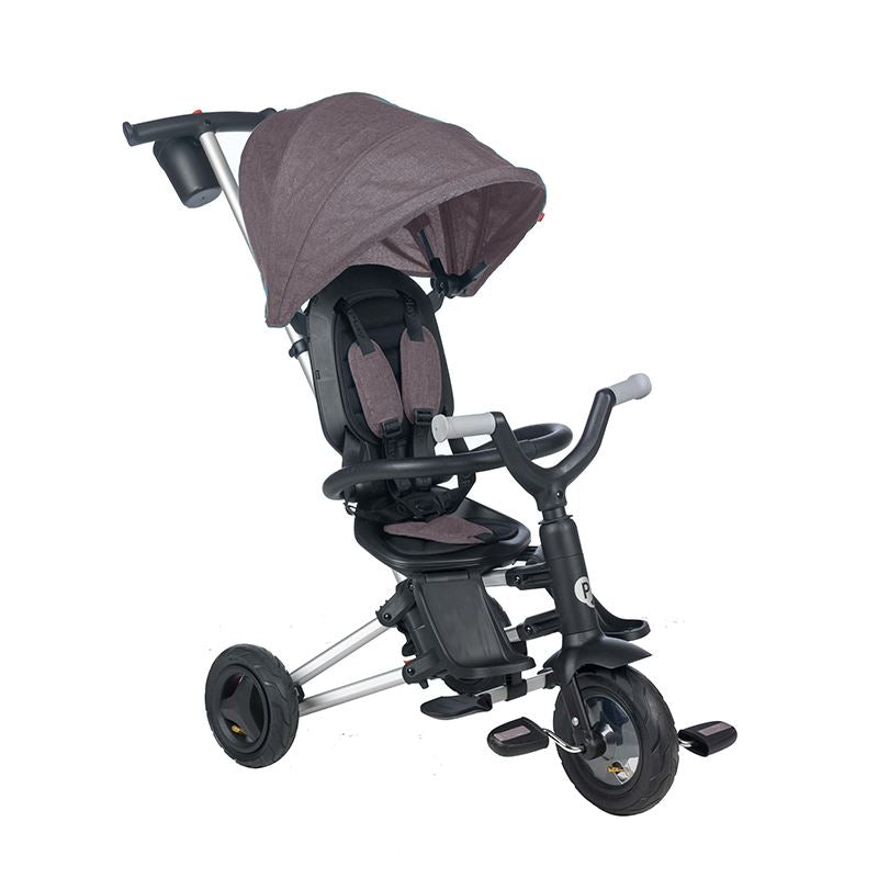 Tricicleta ultrapliabila Qplay Nova Rubber negru - gogobaby.ro