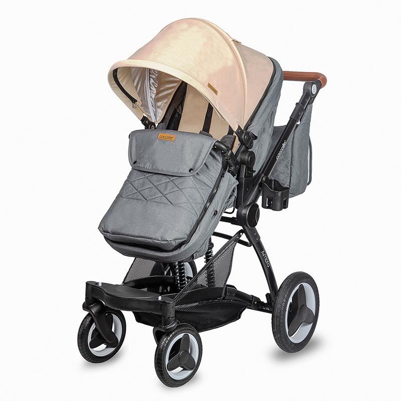 Carucior transformabil 3in1 Coccolle Ambra Safari Beige 2021 - gogobaby.ro