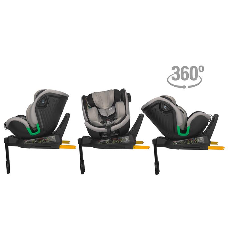 Scaun auto iSize 40-150 cm Coccolle Mago Jet black - gogobaby.ro