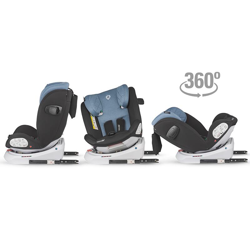 Scaun auto iSize 40-150 cm Coccolle Lyra Celestial blue - gogobaby.ro