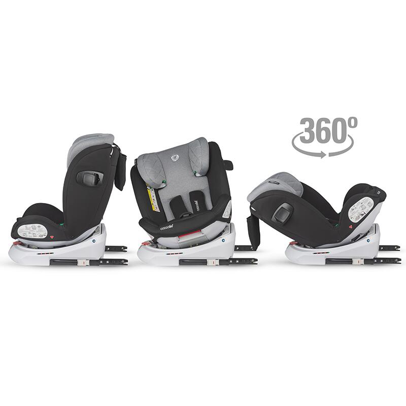 Scaun auto iSize 40-150 cm Coccolle Lyra Greystone - gogobaby.ro