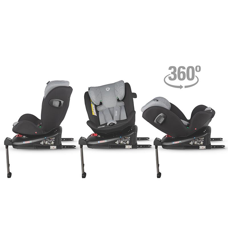 Scaun auto iSize 40-150 cm Coccolle Vigo Diamond black - gogobaby.ro