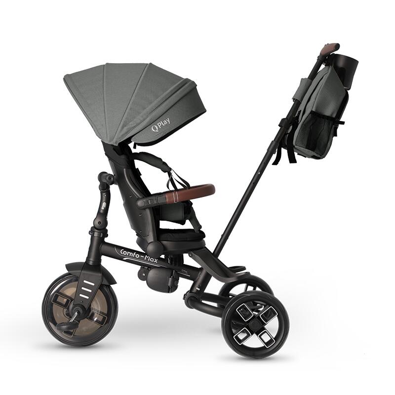 Tricicleta ultrapliabila Qplay Comfo Max Gri