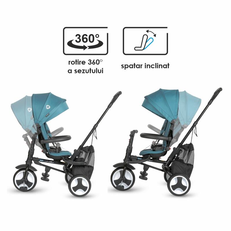 Tricicleta ultrapliabila Coccolle Spectra plus Atlantic Blue - gogobaby.ro