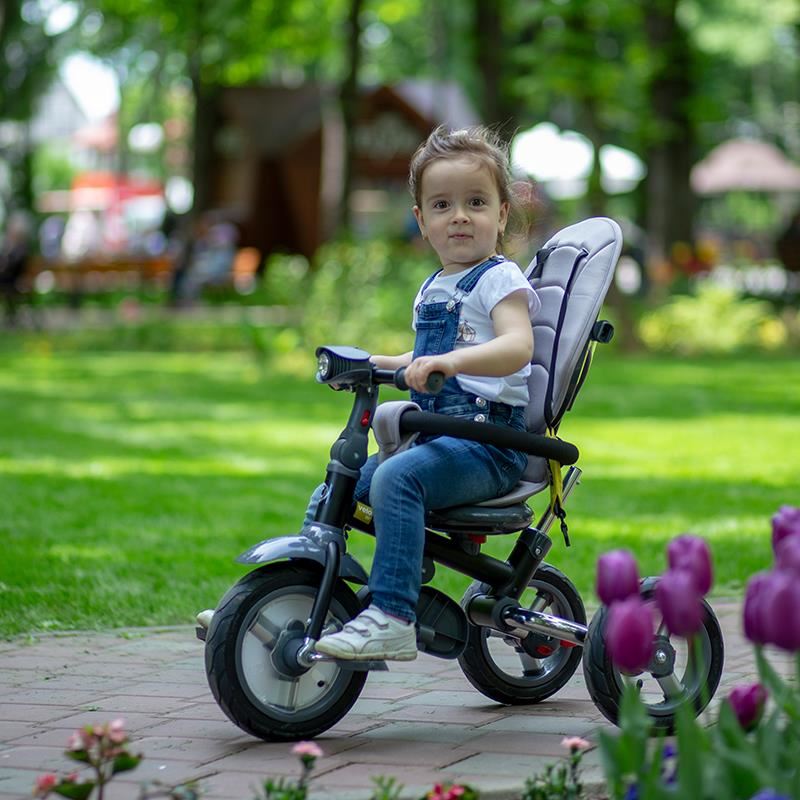 Tricicleta multifunctionala 4in1 cu sezut reversibil Coccolle Velo Air Verde - gogobaby.ro
