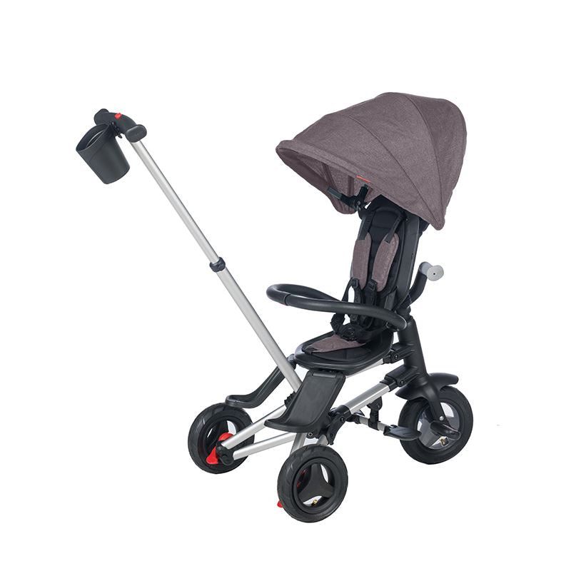 Tricicleta ultrapliabila Qplay Nova Rubber negru - gogobaby.ro
