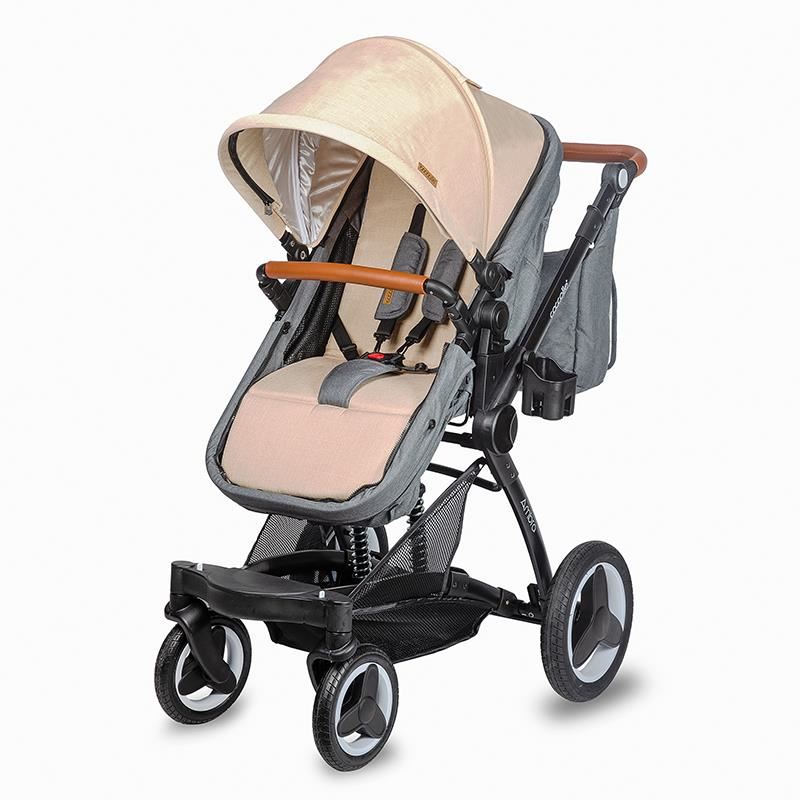 Carucior transformabil 3in1 Coccolle Ambra Safari Beige 2021 - gogobaby.ro