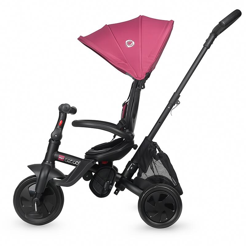 Tricicleta multifunctionala Coccolle Alegra Magenta - gogobaby.ro