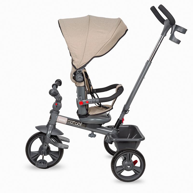 Tricicleta multifunctionala Coccolle Primo Lunar rock - gogobaby.ro