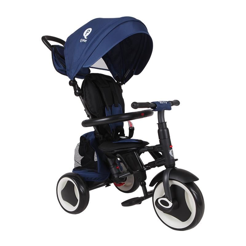 Tricicleta pliabila Qplay Rito+ Albastru - gogobaby.ro
