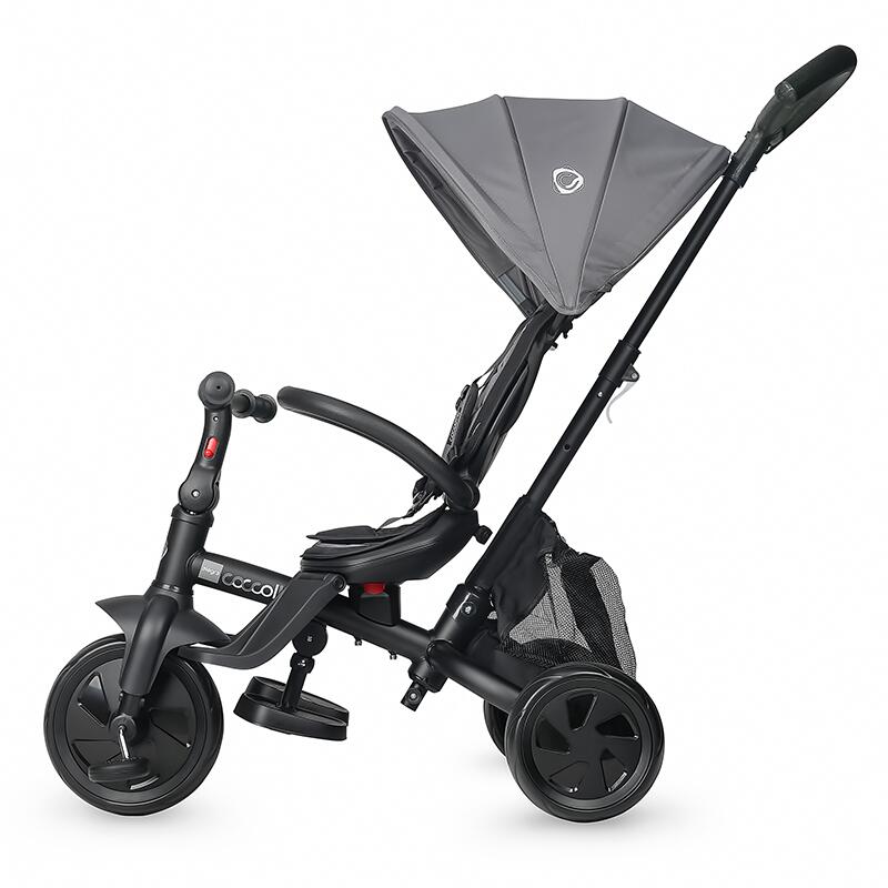 Tricicleta multifunctionala Coccolle Alegra Greystone - gogobaby.ro