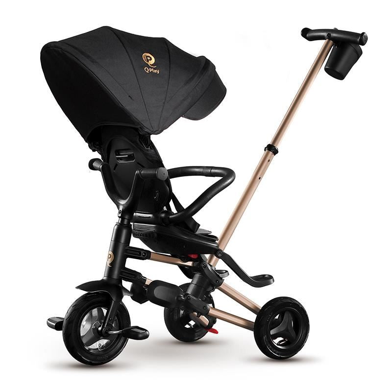 Tricicleta ultrapliabila Qplay Nova Gold Air LE - gogobaby.ro