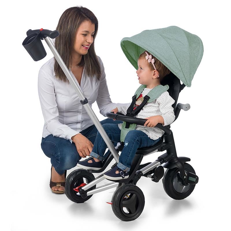 Tricicleta ultrapliabila Qplay Nova verde menta - gogobaby.ro
