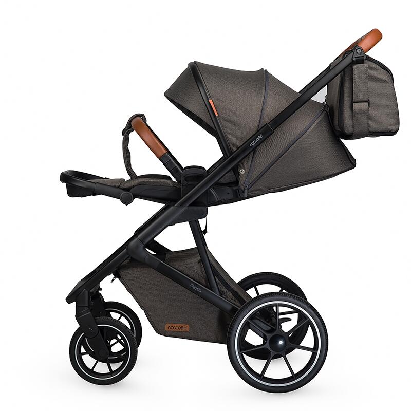 Carucior modular 2in1 C Nessia Anthracite+Balansoar bebelusi C Velio Butternut - gogobaby.ro