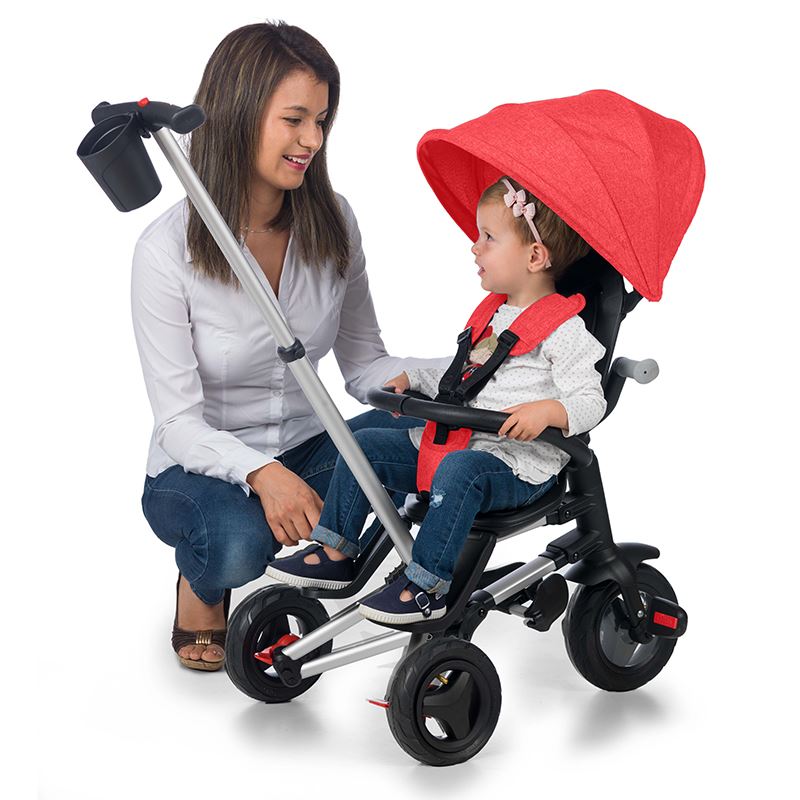 Tricicleta ultrapliabila Qplay Nova Rosu - gogobaby.ro