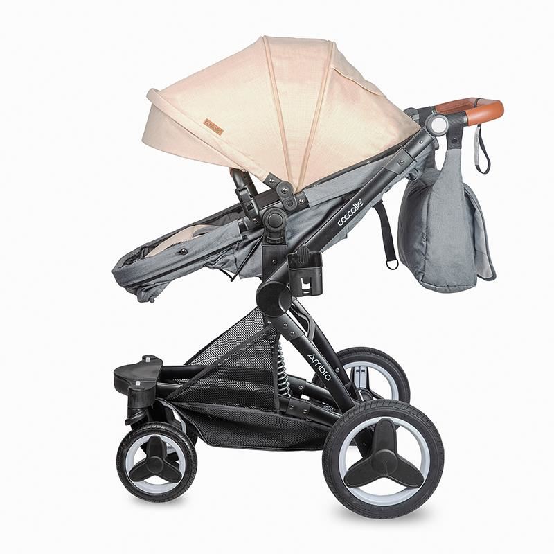 Carucior transformabil 3in1 Coccolle Ambra Safari Beige 2021 - gogobaby.ro