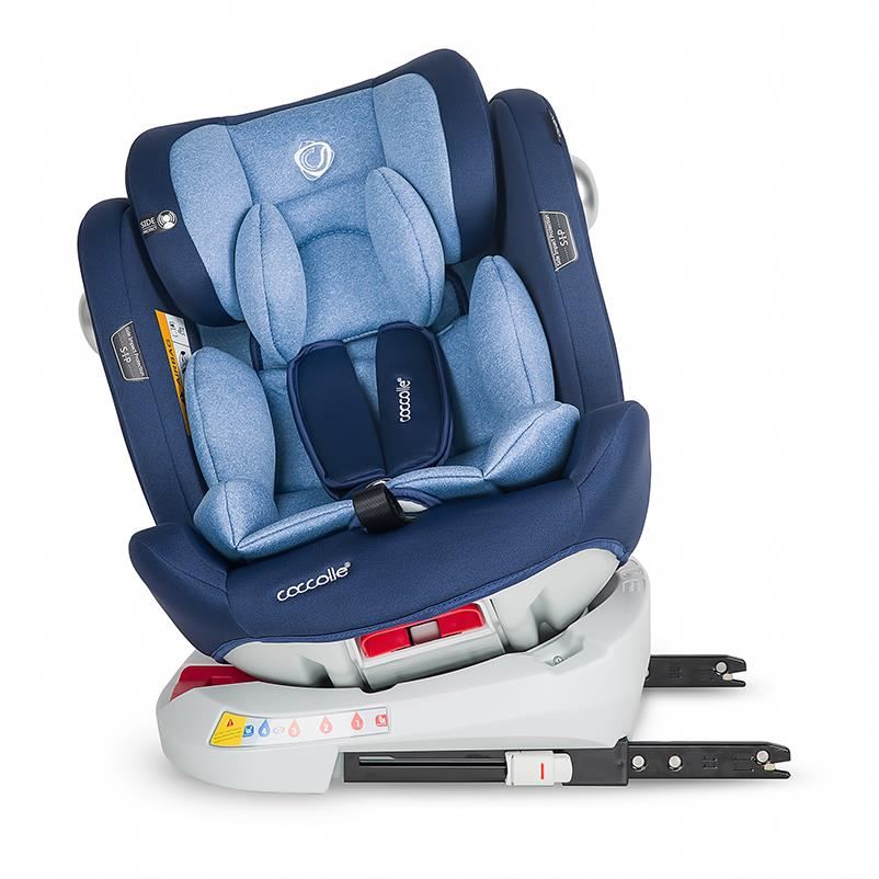 Scaun auto 0-36 kg rotativ Coccolle Nerio Celestial blue - gogobaby.ro