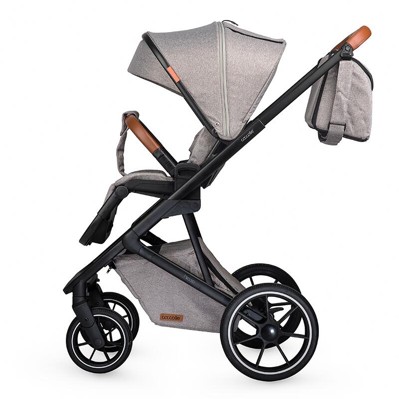 Sistem modular 3in1 Coccolle Nessia Lunar rock + Scoica auto Coccolle Knox Anthracite - gogobaby.ro