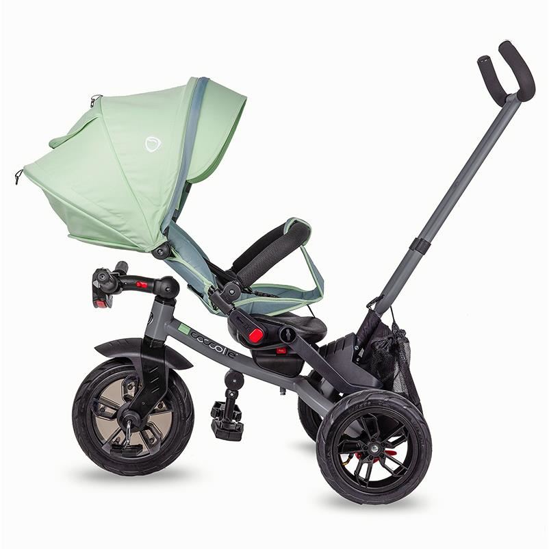 Tricicleta multifunctionala Coccolle Pianti Mint Green - gogobaby.ro