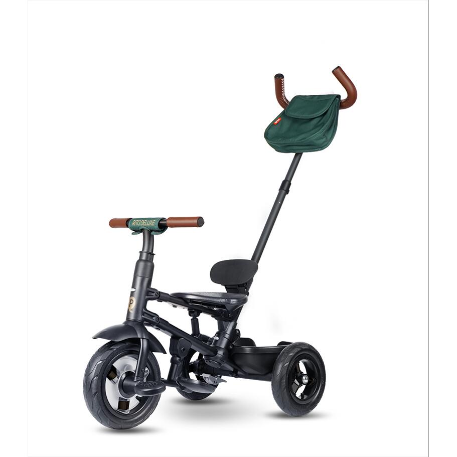 Tricicleta pliabila QPlay Rito Deluxe Verde - gogobaby.ro