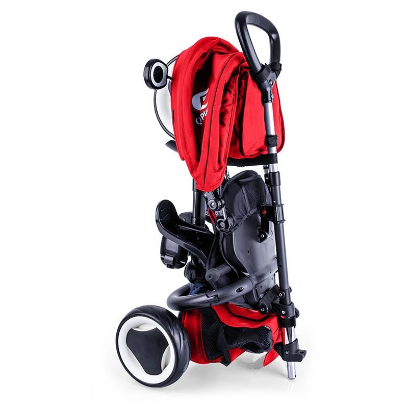 Tricicleta pliabila Qplay Rito+ Rosu - gogobaby.ro