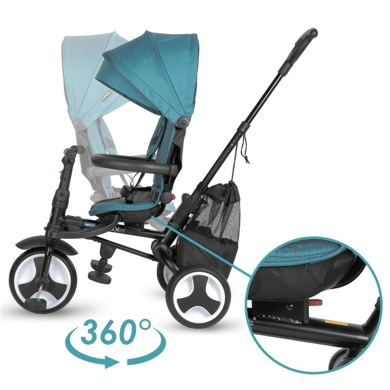 Tricicleta ultrapliabila Coccolle Spectra plus Atlantic Blue - gogobaby.ro