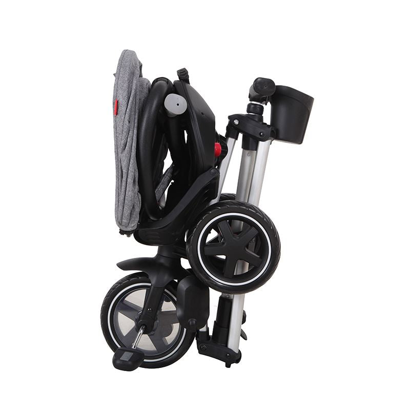 Tricicleta ultrapliabila Qplay Nova Rubber negru - gogobaby.ro