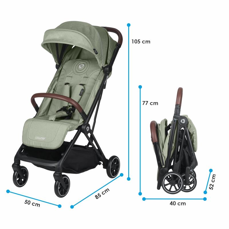 Carucior sport cu pliere automata Coccolle Beyla Greenstone - gogobaby.ro