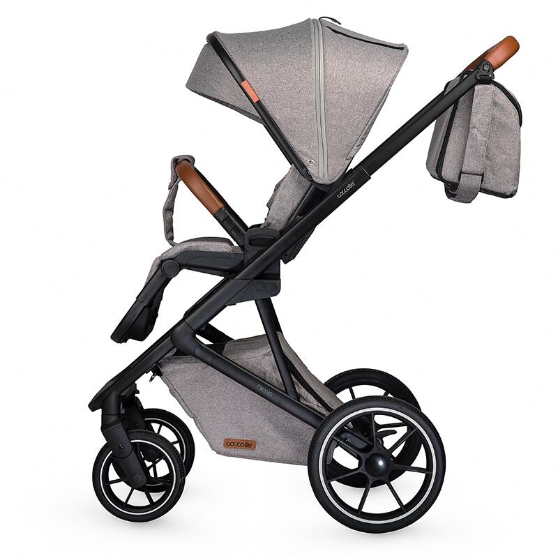 Sistem modular 3in1 Coccolle Nessia Lunar rock + Scoica auto Coccolle Knox Anthracite - gogobaby.ro