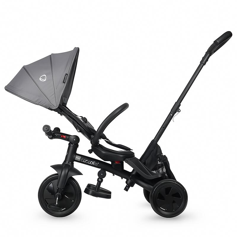 Tricicleta multifunctionala Coccolle Alegra Greystone - gogobaby.ro