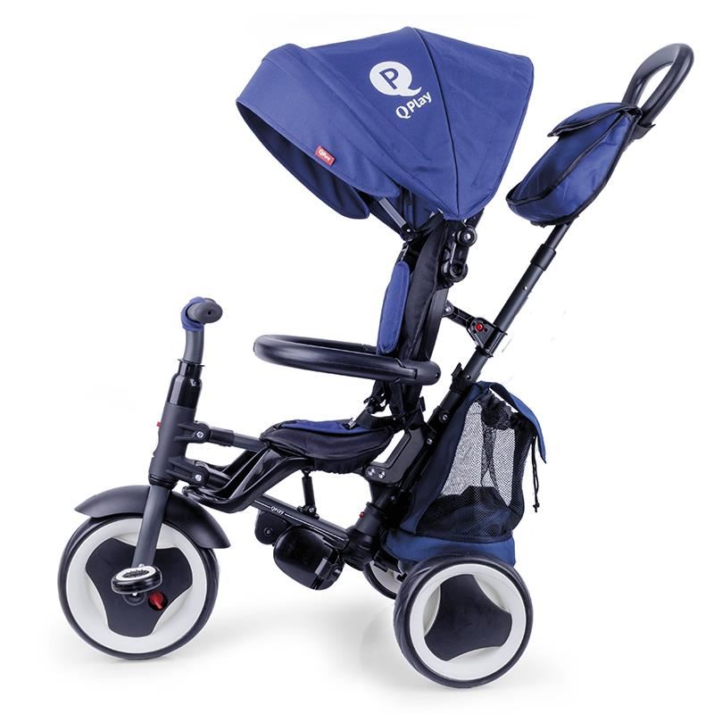 Tricicleta pliabila Qplay Rito+ Albastru - gogobaby.ro