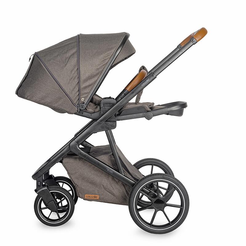 Carucior modular 2in1 C Nessia Anthracite+Balansoar bebelusi C Velio Butternut - gogobaby.ro