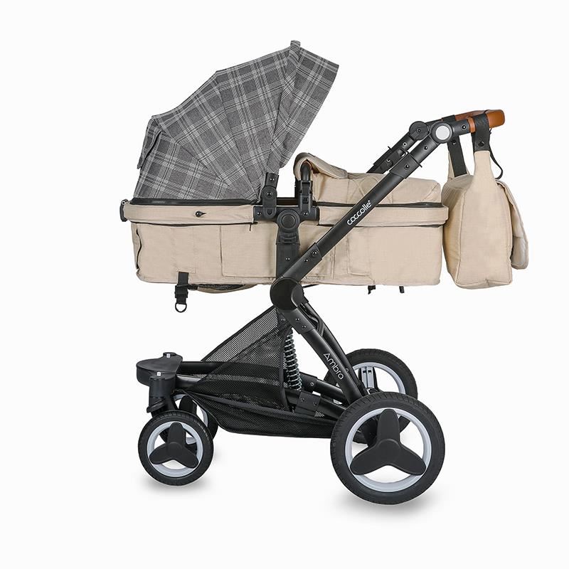Carucior transformabil 3in1 Coccolle Ambra Safari Beige - gogobaby.ro