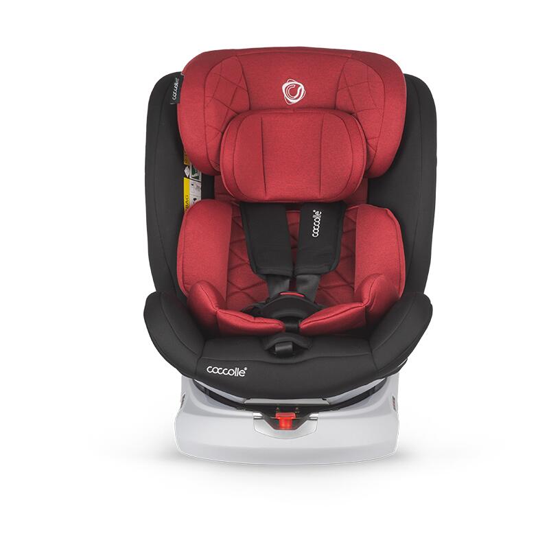 Scaun auto iSize 40-150 cm Coccolle Lyra Dahlia red - gogobaby.ro