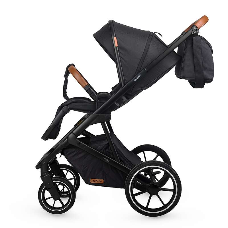 Carucior modular 2in1 Coccolle Nessia Diamond black - gogobaby.ro