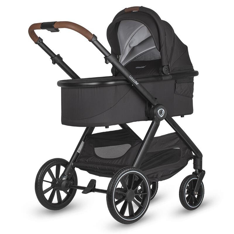 Sistem modular 3in1 Coccolle Aspen Jet Black + Scoica Coccolle Knox Anthracite - gogobaby.ro