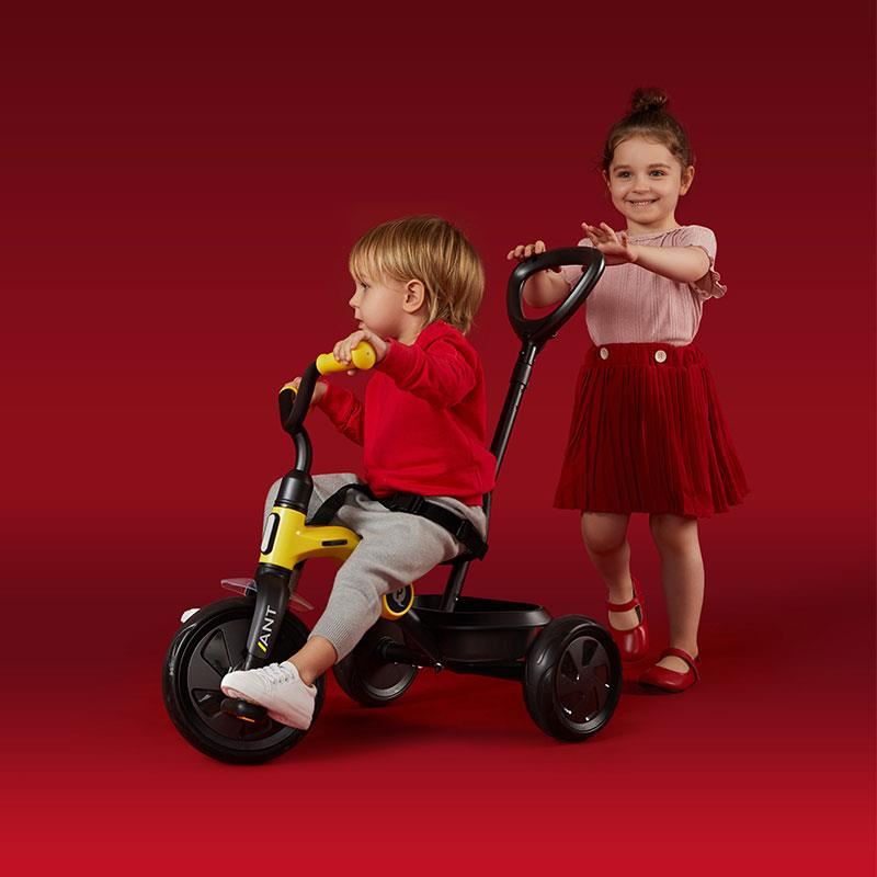 Tricicleta Qplay Ant Galben - gogobaby.ro