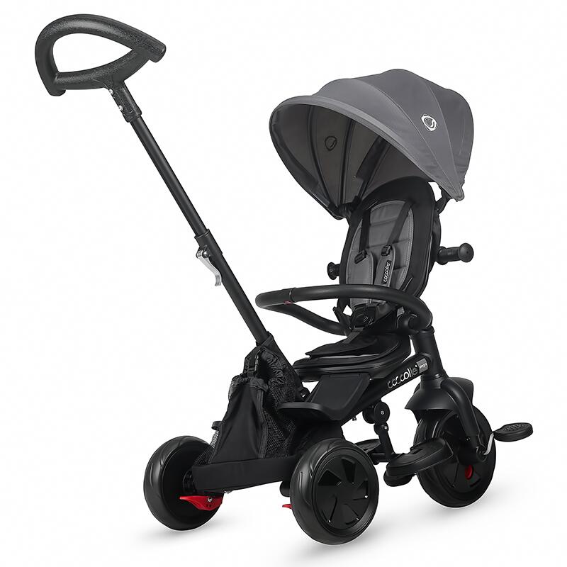 Tricicleta multifunctionala Coccolle Alegra Greystone - gogobaby.ro