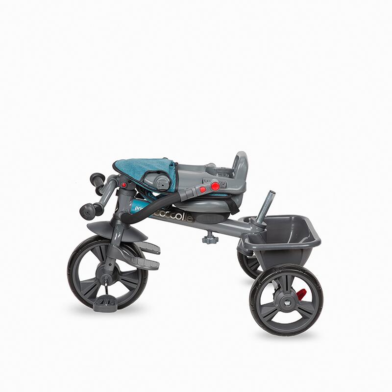 Tricicleta multifunctionala Coccolle Primo Turquoise tide - gogobaby.ro