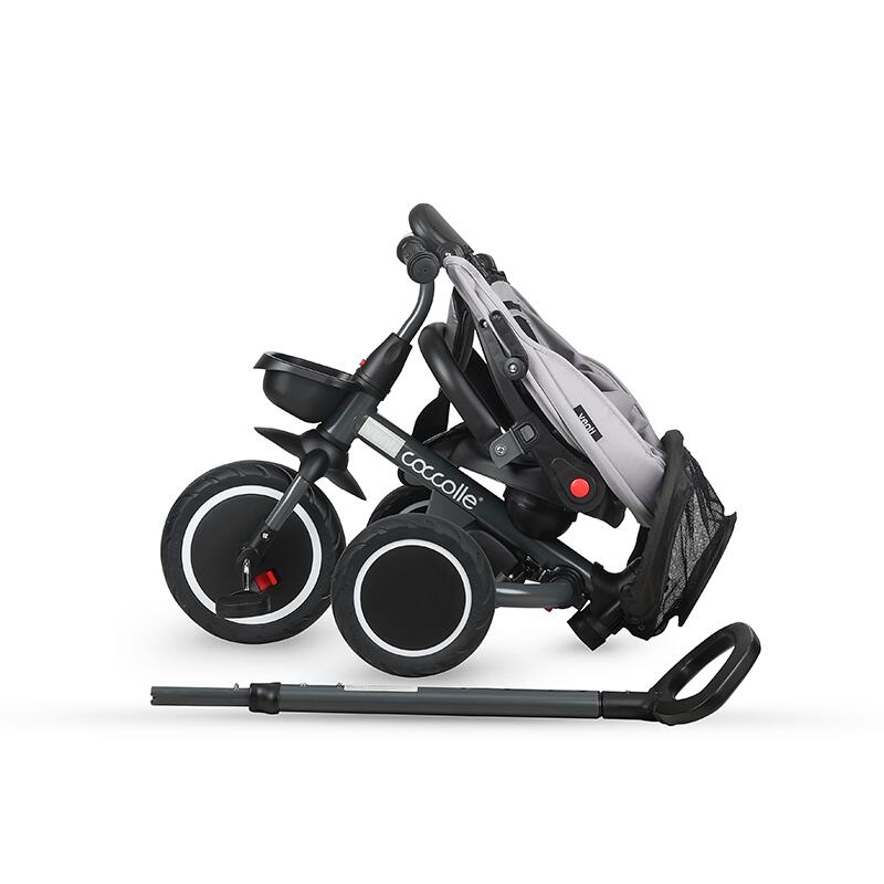 Tricicleta multifunctionala Coccolle Venti Greystone - gogobaby.ro