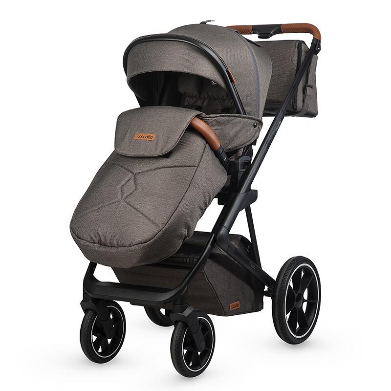 Carucior modular 2in1 C Nessia Anthracite+Balansoar bebelusi C Velio Butternut - gogobaby.ro