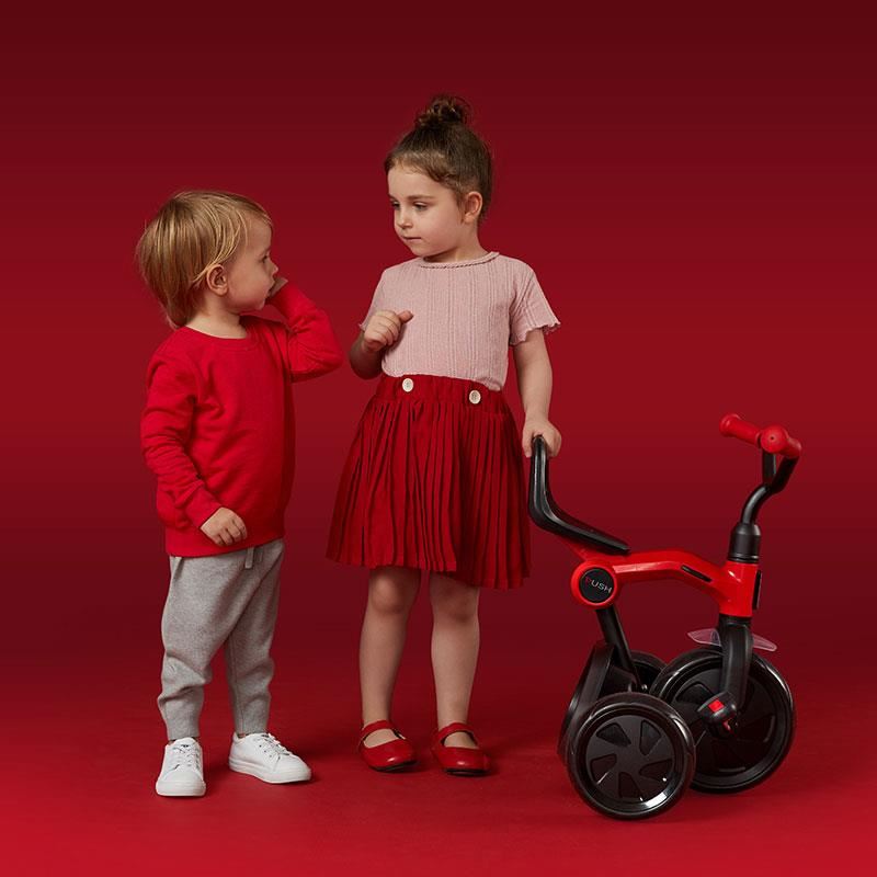 Tricicleta Qplay Ant Rosu - gogobaby.ro