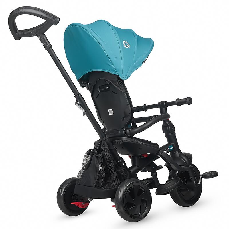 Tricicleta multifunctionala Coccolle Alegra Turquoise tide - gogobaby.ro