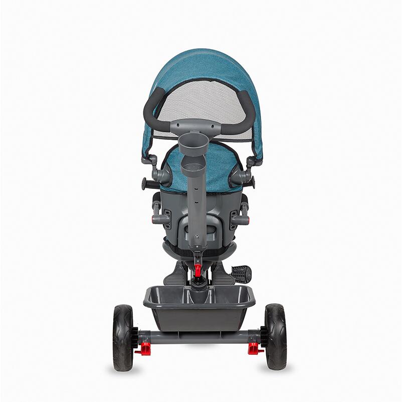 Tricicleta multifunctionala Coccolle Primo Turquoise tide - gogobaby.ro