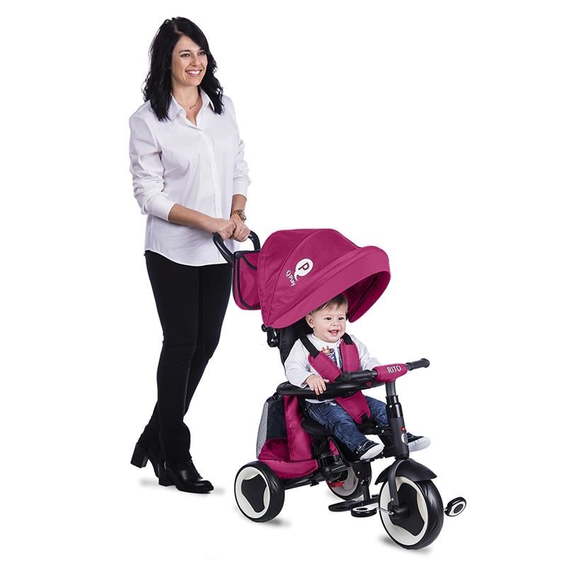 Tricicleta pliabila Qplay Rito+ Violet - gogobaby.ro