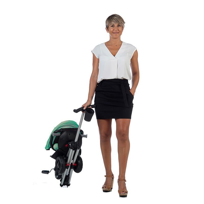 Tricicleta ultrapliabila Qplay Nova verde menta - gogobaby.ro