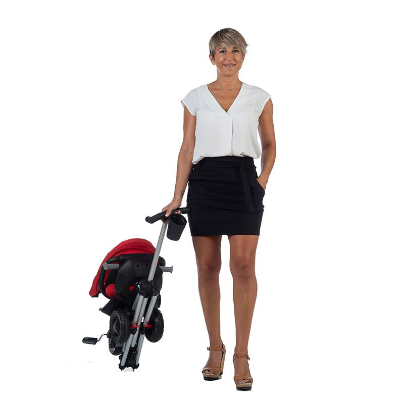 Tricicleta ultrapliabila Qplay Nova Rosu - gogobaby.ro
