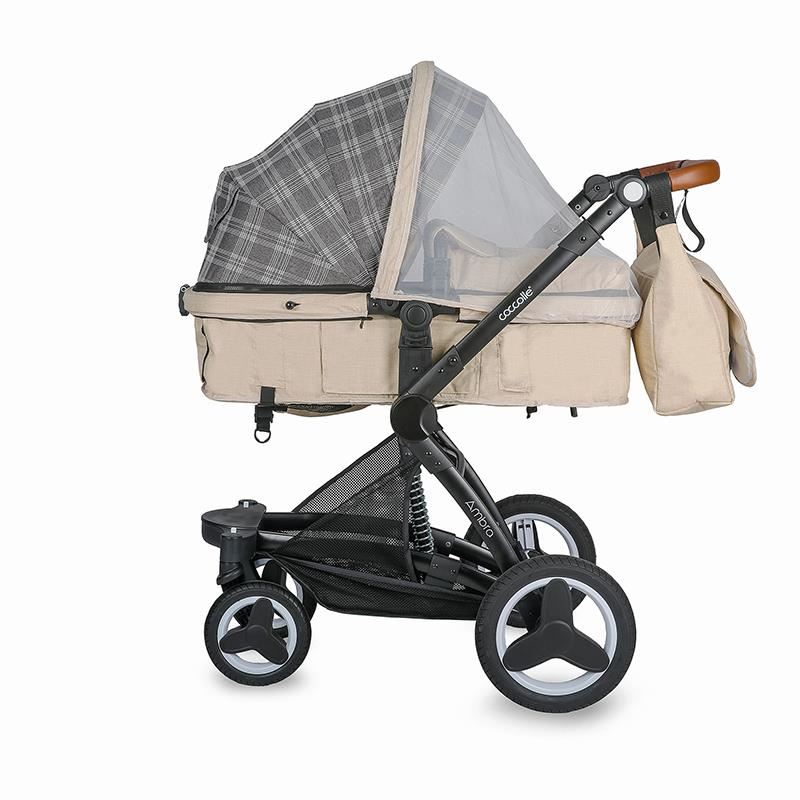 Carucior transformabil 3in1 Coccolle Ambra Safari Beige - gogobaby.ro