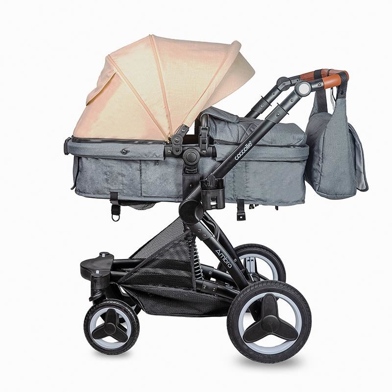 Carucior transformabil 3in1 Coccolle Ambra Safari Beige 2021 - gogobaby.ro