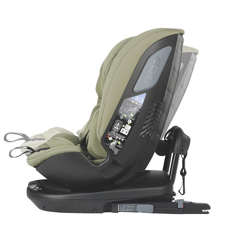 Scaun auto rotativ iSize Coccolle Velsa Moss green - gogobaby.ro